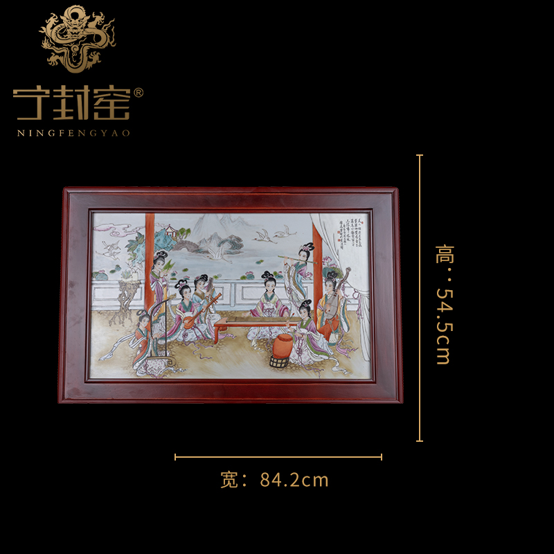 Ning sealed up with porcelain plate painter jingdezhen hand - made archaize to hang in the living room sofa setting wall porcelain plate painting ceramics