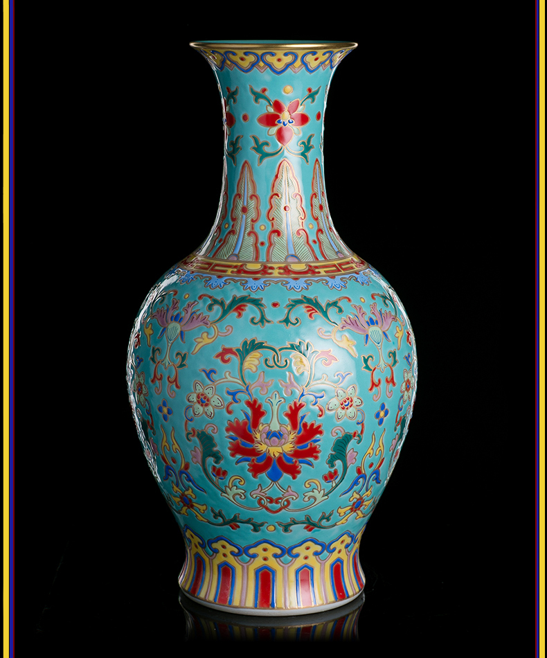 Better sealed up with archaize sitting room of new Chinese style ceramic furnishing articles jingdezhen porcelain of goddess of mercy bottle vase household large sitting room