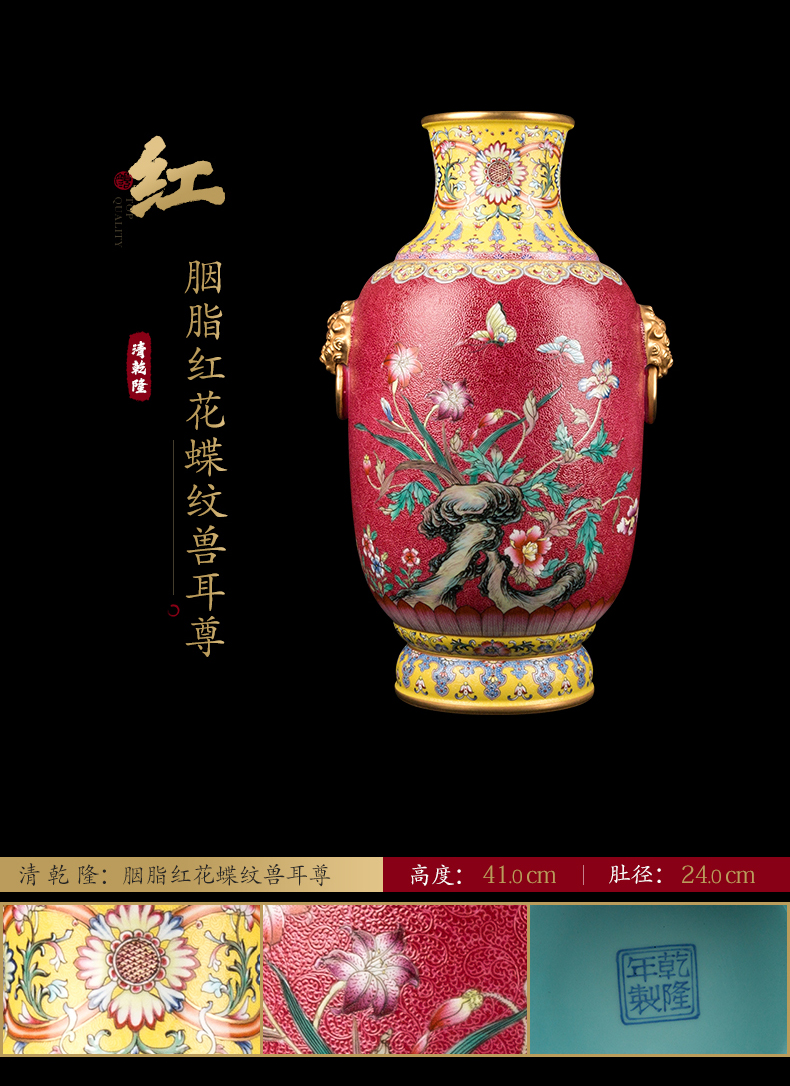 Ning hand - made antique vase seal up with jingdezhen porcelain furnishing articles sitting room of Chinese style of blue and white porcelain acura one hundred and twenty - eight period