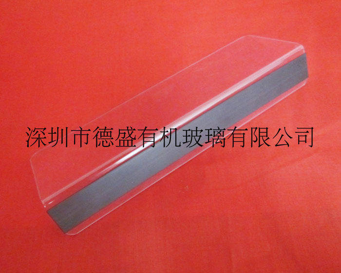 Type L Plus Magnetic Shelving Bezel PVC separator Supermarket shelves Goods Barrier Plastic Bezel Shelving Divider