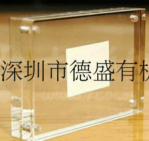 Plexiglass photo frame Transparent crystal pendulum creative photo frame Acrylic advertising display box display board