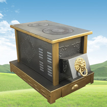 Firewood stove household stove heating stove Tibetan wood stove Tibet stove indoor heating stove return air heating stove