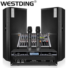 Hi-Fi акустика 威斯汀 wst-2018专业大型舞台音响套装双15寸大功率hifi音箱全套