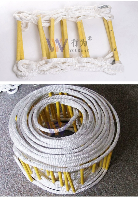 Thang mềm cứu hộ hoạt động ở độ cao thang dây thang thoát hiểm thang mềm nylon chống trượt thang mềm thang mềm nhựa thang ống tròn thang dây thoát hiểm chống cháy dây thoát hiểm chung cư