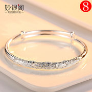 Đồ nư vòng đeo tay nữ sterling bạc cũ phượng bạc vòng đeo tay trẻ em phần đơn giản xiangyun 999 bạc vòng đeo tay để gửi mẹ bạn gái món quà