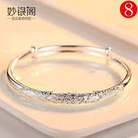 Đồ nư vòng đeo tay nữ sterling bạc cũ phượng bạc vòng đeo tay trẻ em phần đơn giản xiangyun 999 bạc vòng đeo tay để gửi mẹ bạn gái món quà vòng pandora