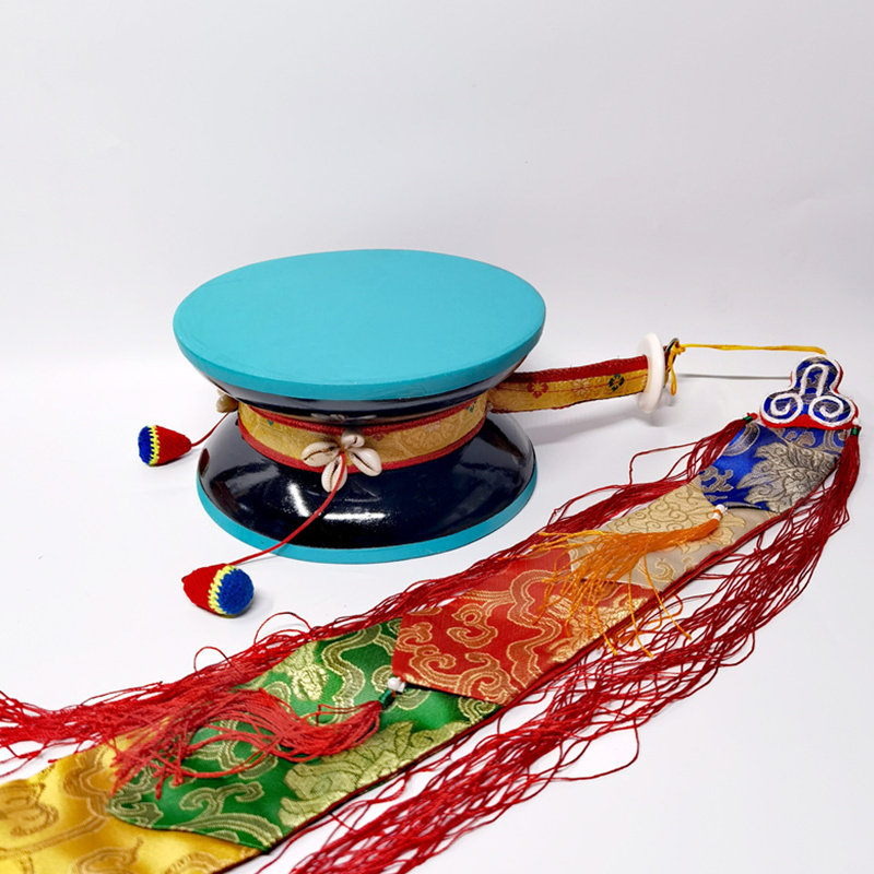 Nepalese hand drum method drum for drum with drum set handmade wooden drum method drum mulberry hand drum