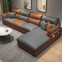 Technology cloth sofa Nordic simple modern large and small apartment living room self-contained corner cloth sofa