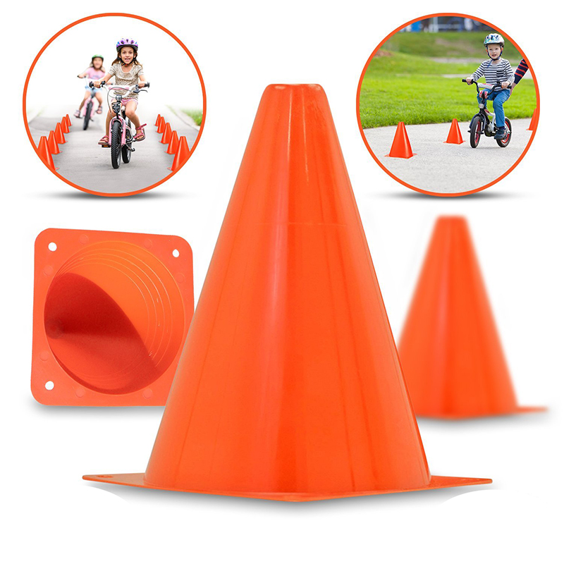 Hole Square Bottom Football Training Sign Cone Sign Barrel Mark Barrel Barrier Basketball Wheel Slip Training Equipment Thickened