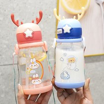 Childrens water cups go to school without straws