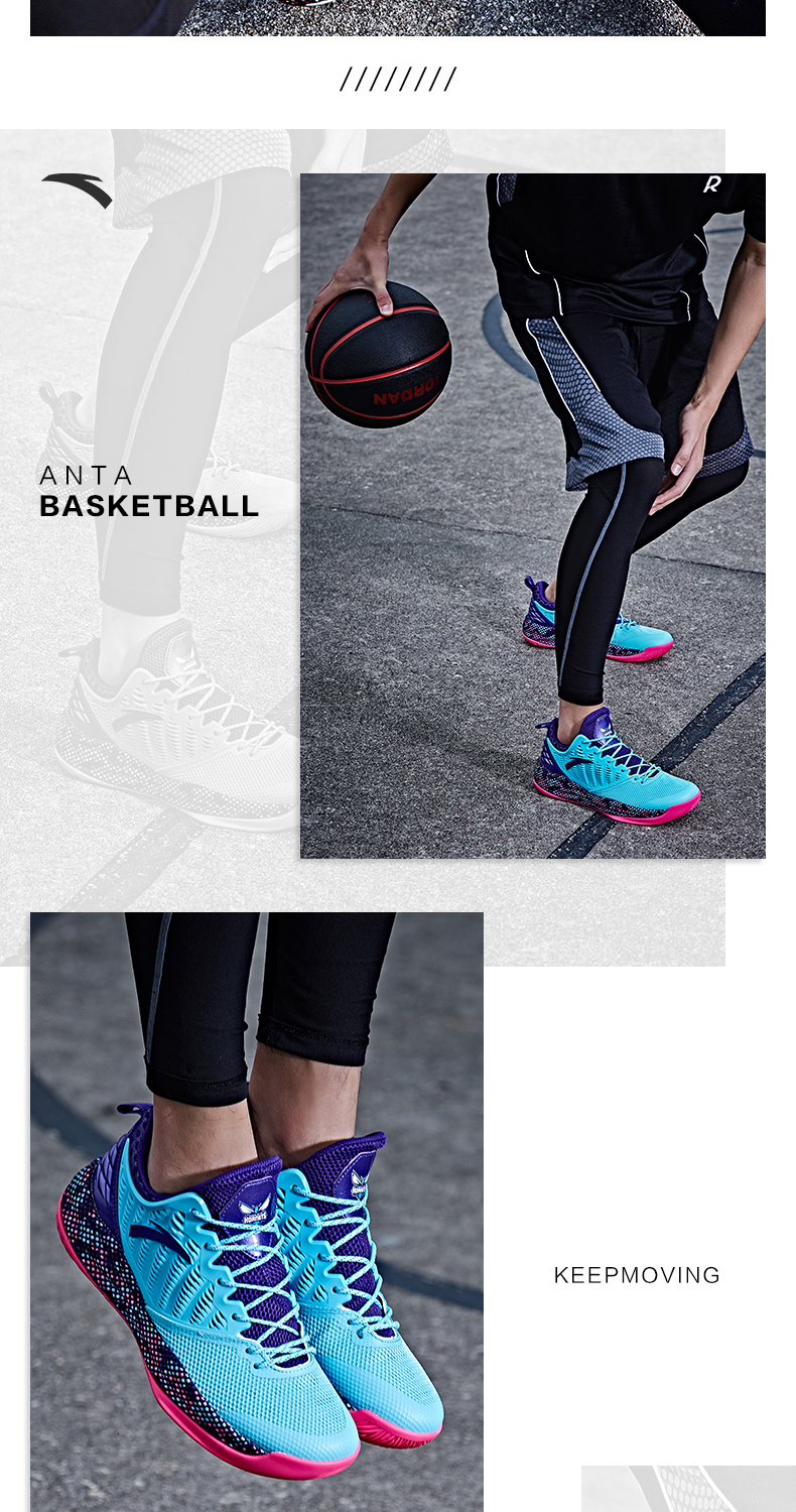 Giày bóng rổ Anta nam mùa thu đông 2018 xi măng mới mang NBA thấp để giúp giày thể thao Thompson giày thể thao nam giá rẻ