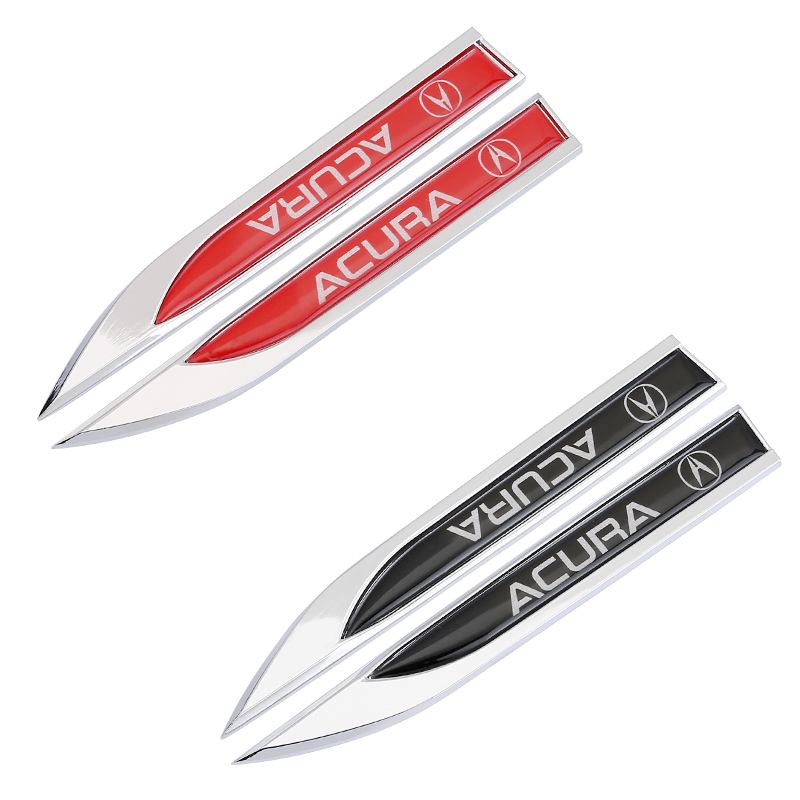 Dedicated to car blade fender car sticker decorative strip Blade metal side sticker Acura TLX-L Acura CDX