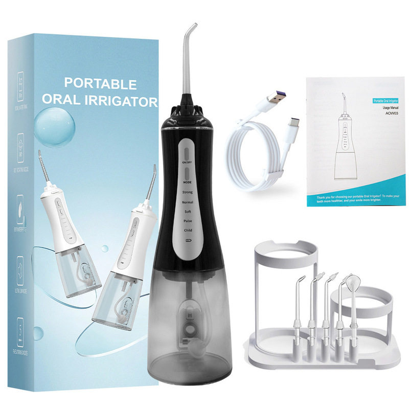 Cross-Border Portable Dental Irrigator, Household Electric Tooth Cleaner, Oral Cleaning Water Flosser, Dental Calculus Irrigator Factory