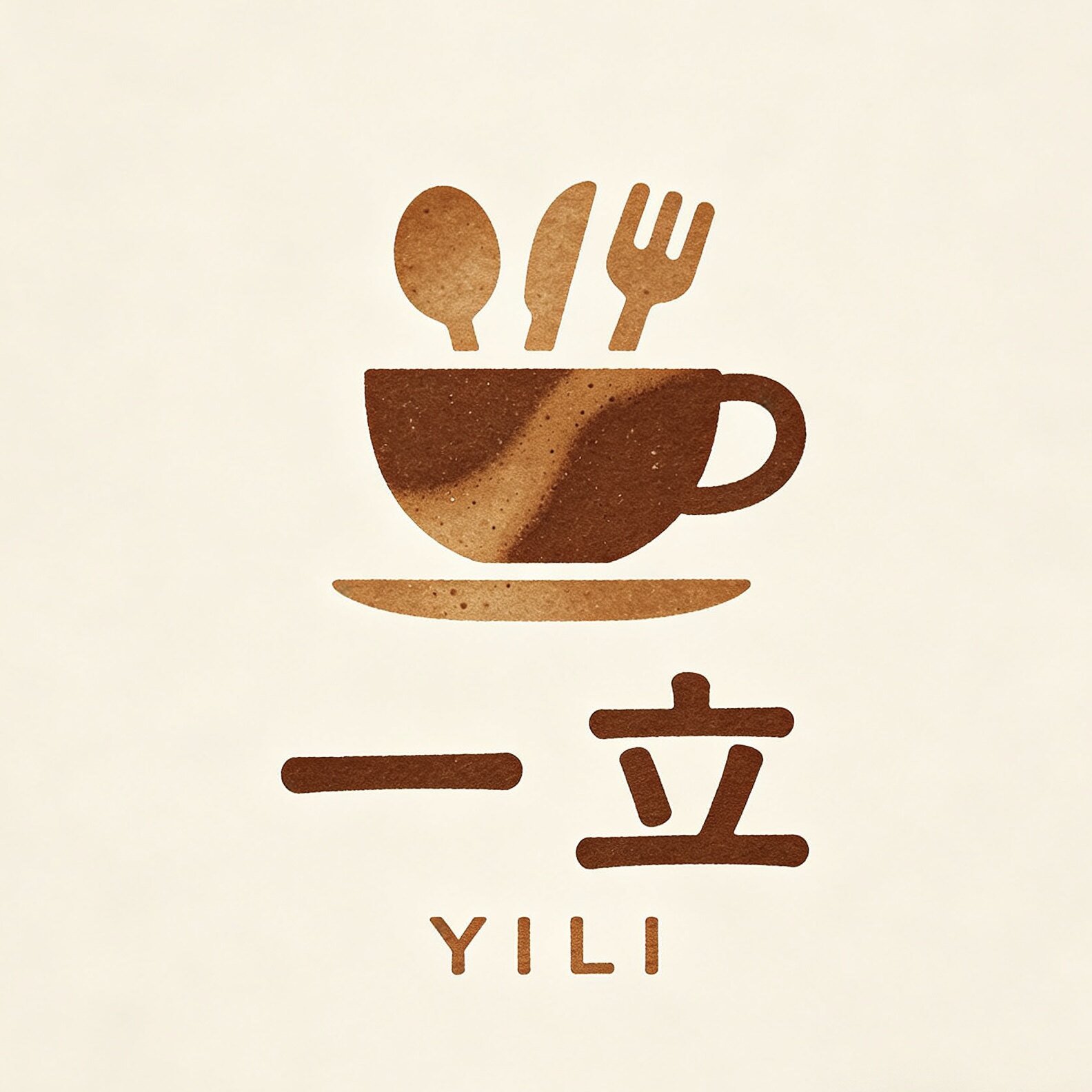 一立ins风的LOGO
