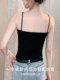 灰色吊带背心女内搭2026新款外穿美背文胸一体纯棉带胸垫打底上衣