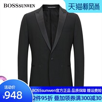 BOSSsunwen BOSSsunwen mens spring and autumn new casual suit counter with the same light luxury slim jacket men