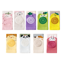 Childrens knee pads summer thin baby crawling anti-slip protective gear baby toddler anti-fall knee sheath artifact summer