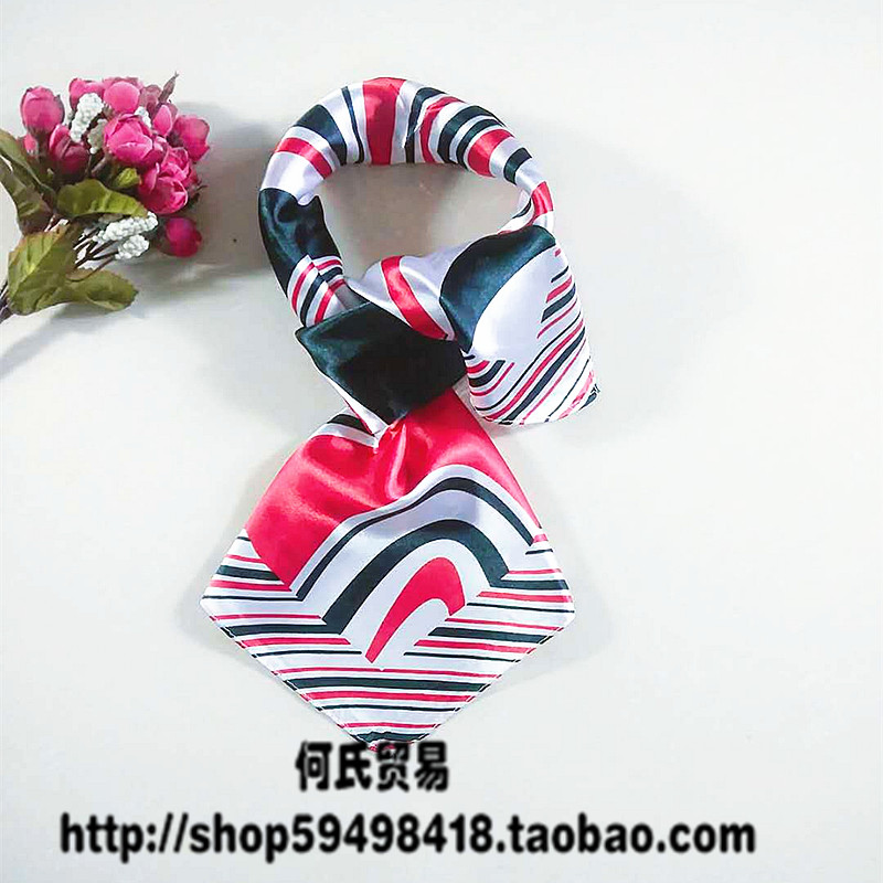 Career Shawl Scarves Bank Hotel Business Fashion 100 Hitch 100 Change Scarves To Work With Striped Silk Scarves