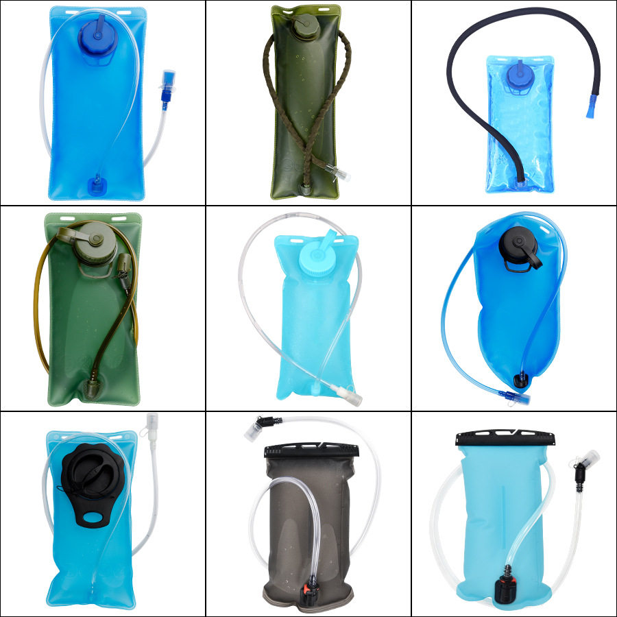 Outdoor sports cycling water bag portable folding hiking marathon water sack camping large capacity storage bag