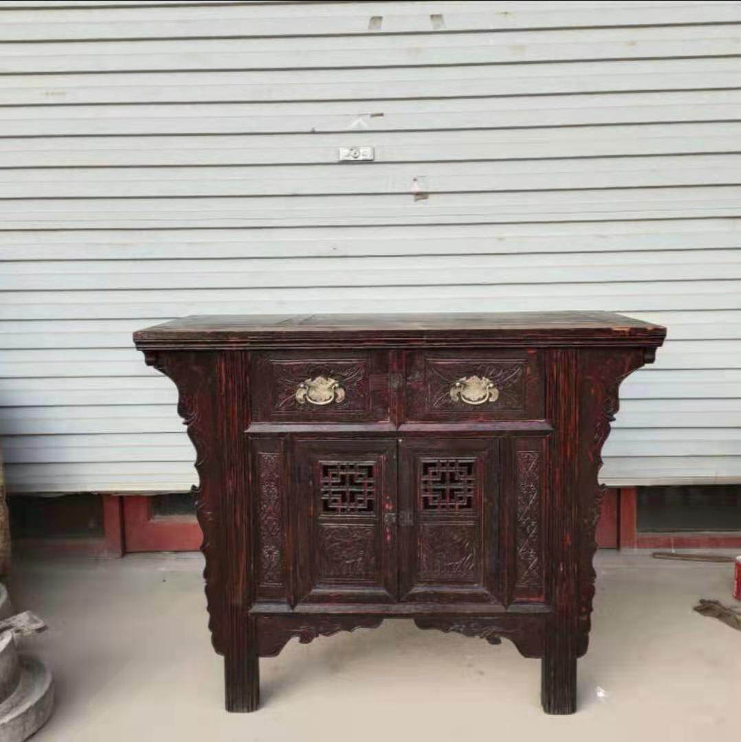 Dick pumping table old for table antique secondhand Qing Dynasty old furniture Furniture Folk Nostalgia Collection Old Objects Miscellaneous Pendulum Pieces