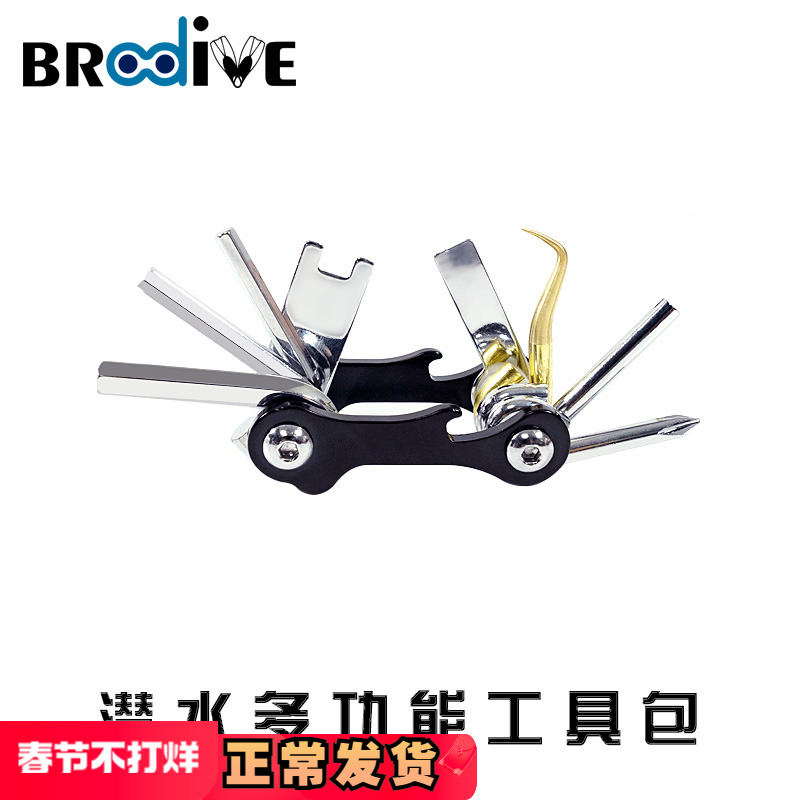 Diving 316 Stainless Steel Multifunction Disassembly Kit Back Flying Secondary Head Maintenance Inner Hexagon Screwdriver Wrench-Taobao