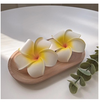 Frangipani headdress sweet flower hairpin side clip bangs clip travel seaside clip hairpin retro hair accessories wild