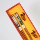 Hộp quà tặng đũa hộp quà tặng đũa gỗ thủ công mỹ nghệ phong cách Trung Quốc lễ cưới bộ đồ ăn quà tặng cho người nước ngoài in logo - Đồ ăn tối