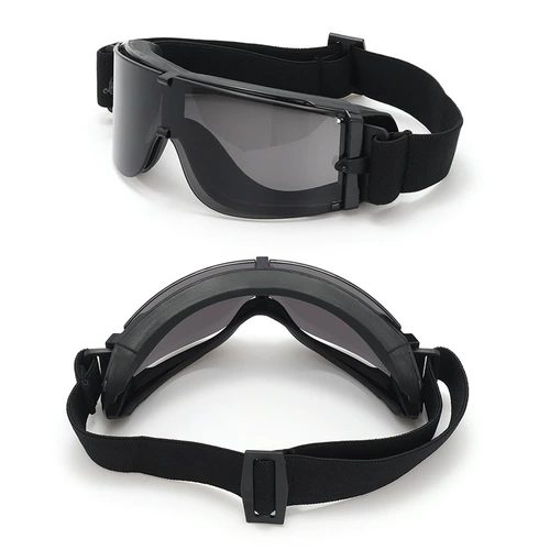 Тактические взрывобезопасные ветрозащитные дорожные защитные очки без запотевания стекол для велоспорта