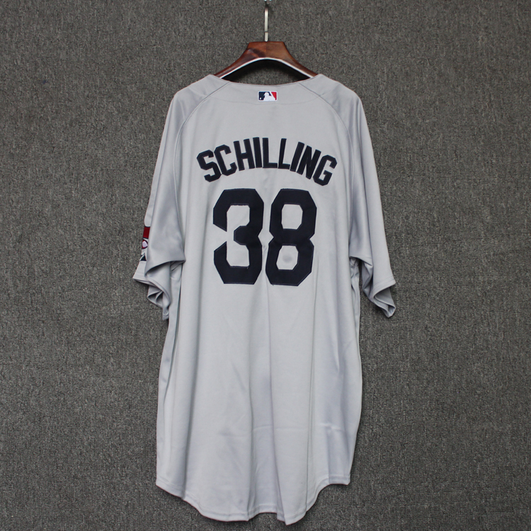 Đồng phục bóng chày vớ đỏ RedSox hip-hop hip-hop nam giới và phụ nữ thể thao casual loose kích thước lớn dài ngắn tay T-Shirt bộ thể thao nữ