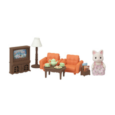 Детский игровой набор sylvanian families森贝儿家族客厅招待套 儿童过家家玩具