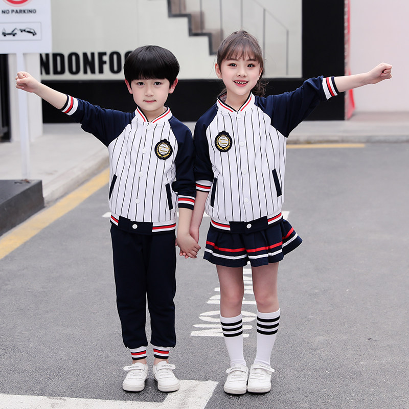 Kindergarten garden clothing spring and autumn clothing college wind school uniform teacher children's clothing three kits