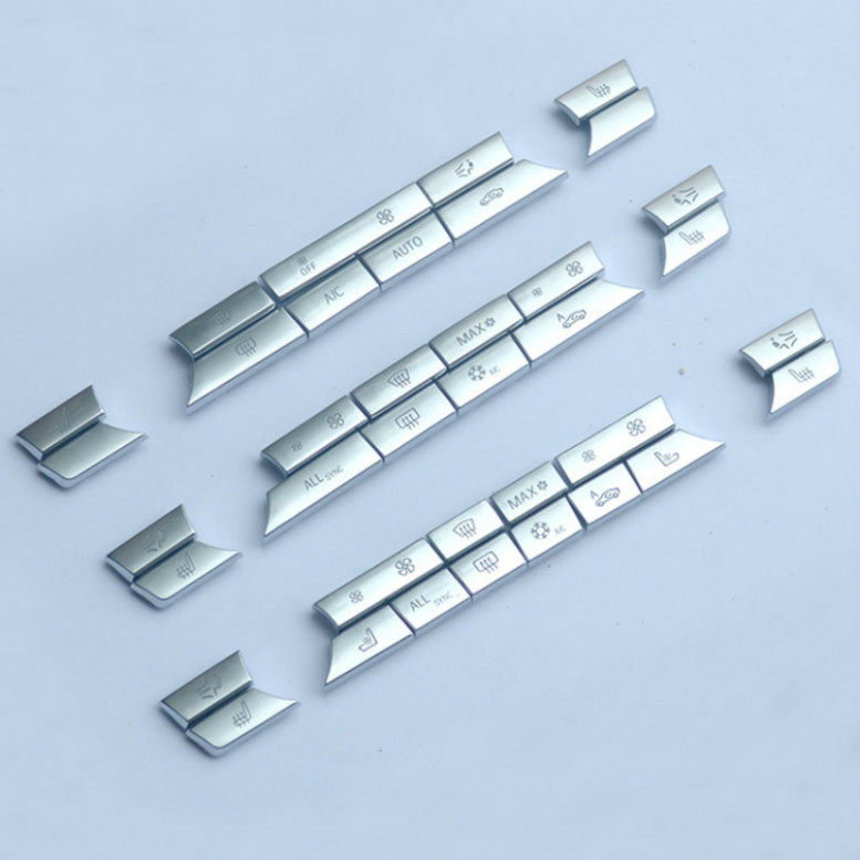 Suitable for BMW5 Series 7 Series X5X6 Air Conditioning Wind Button Electroplating Air Conditioning Button 520 523 525 740