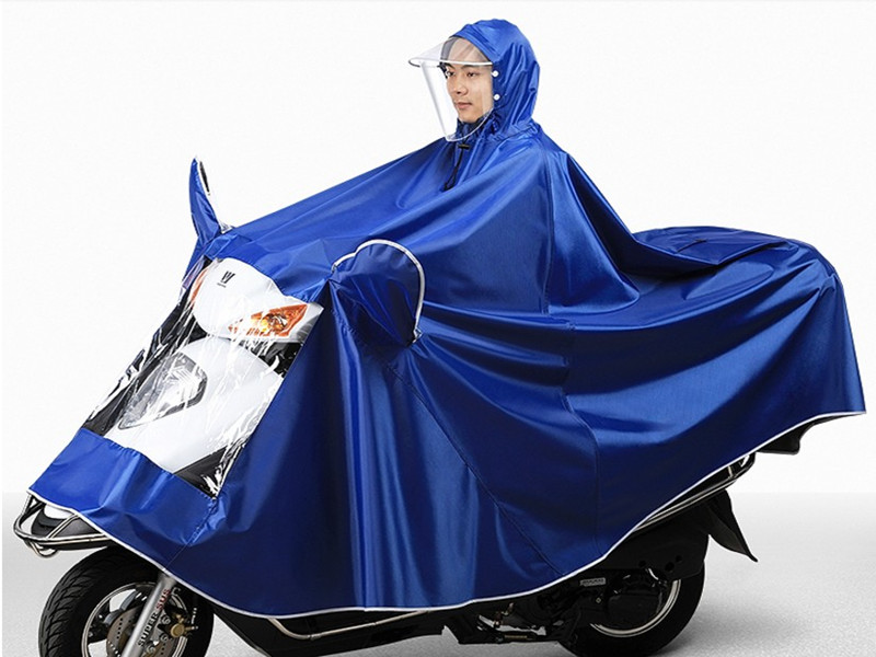 Electric car raincoat Long version Full body Increase Thickening Lady Moron Bike single Anti-rainstorm special rain cape