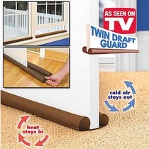 Dust door stop TWIN DRAFT GUARD good quality door seam stop TV door cleaning strip without color box