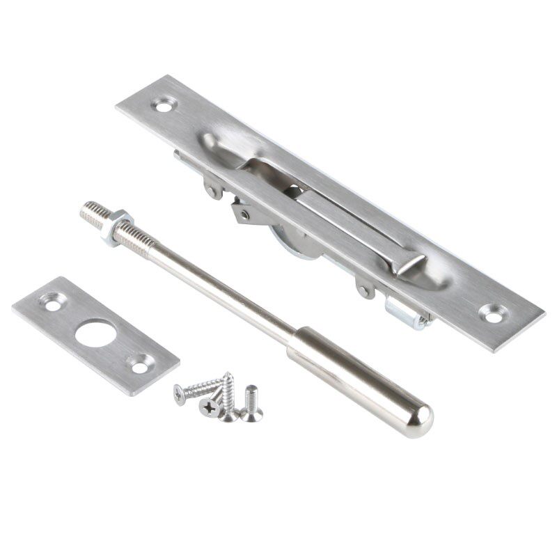304 stainless steel hidden heaven and earth bolt security door door concealed bolt key lock mother fire door embedded type bolt