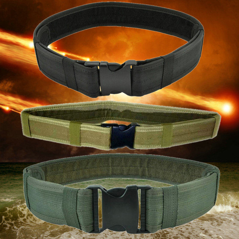 Military fan 2 inch tactical belt men's outdoor equipment CS take-out multi-function sealing buckle thickened wear-resistant nylon