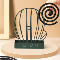 Yajia mosquito coil bird cage creative home fireproof sandalwood gray tray can be hung Nordic iron mosquito bird cage box