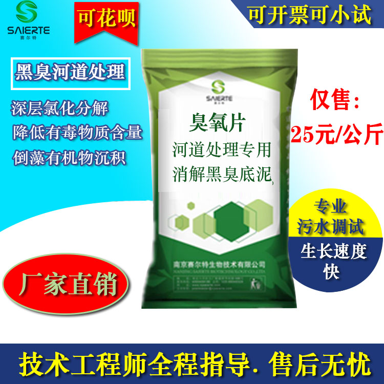 河道臭氧片污水处理菌种河道治理黑臭底泥水体河道专用菌净水