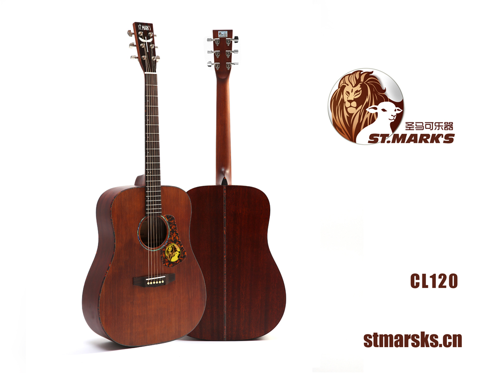 American San Marco Gospel St Marks Veneer Guitar CL120 Brand New National Anti-counterfeiting 
