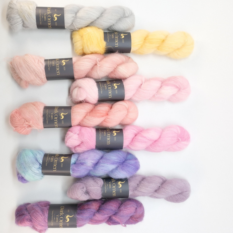 Black Label-Dark Omen-Suri Fluffy Silk Alpaca Wool