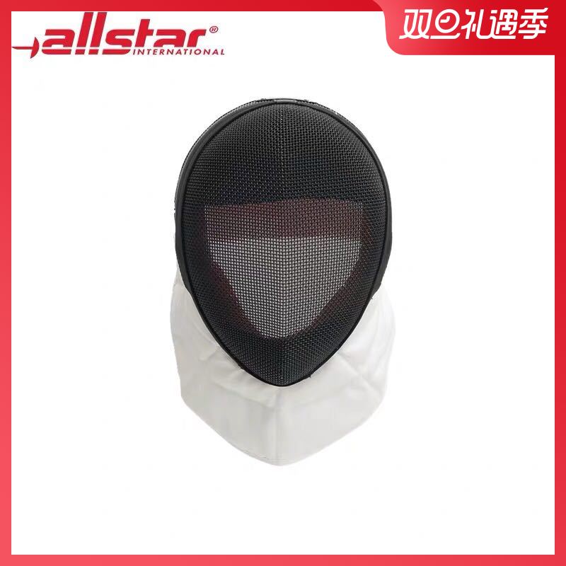 allstar Osta FIE Certified 1600 Cow Fixed Lined Epee Face Fencing Mask Safety Helmet AMI