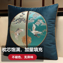 Chinese pillow mahogany sofa living room Chinese style cushion waist backrest office pillow large core custom