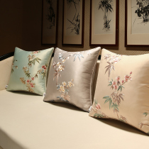 Modern new Chinese pillow Chinese style sofa backrest bedside bag classical large pillow waist pillow core cushion