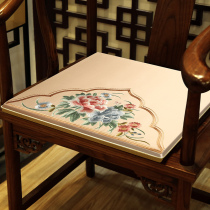 New Chinese mahogany sofa cushion high-end chair cushion official hat chair stool washer chair chair tea chair cushion customization