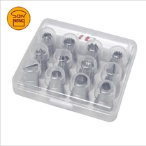 Sancan baking utensils SN7014 pasting mouth 12 grain set medium trumpet cake decoration SN7015