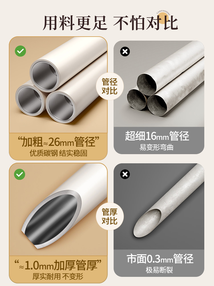 Clothes Rack for Bedroom, Floor-Standing, for Organizing Clothes, Living Room Coat Rack, Movable, Bedside, Household Clothes Hanger, Small Storage Rack