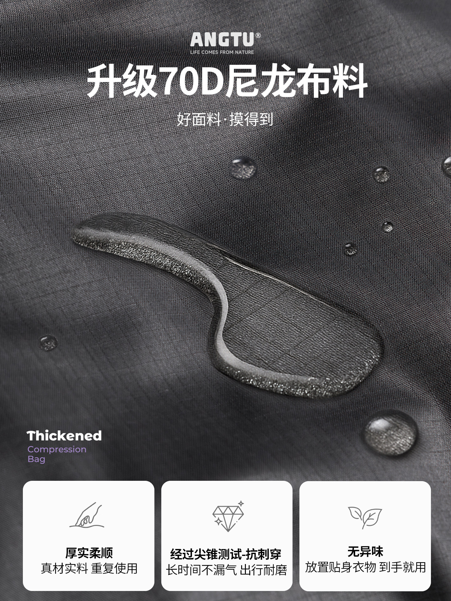 Vacuum Compression Bag Travel Storage Bag Moisture-Proof and Waterproof Suitcase Business Trip Portable Clothing Storage Bag