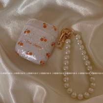 ins Japanese and Korean shell small cherry suitable for Airpods second-generation protective sleeve Apple wireless bluetooth pro earphone shell