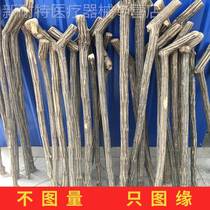 Mount Wutai Dragon Subduing Six-Door Wood Nine-Door Wood Dry Material Crutches Martial Arts Stick Whip Dry Mountaineering Stick