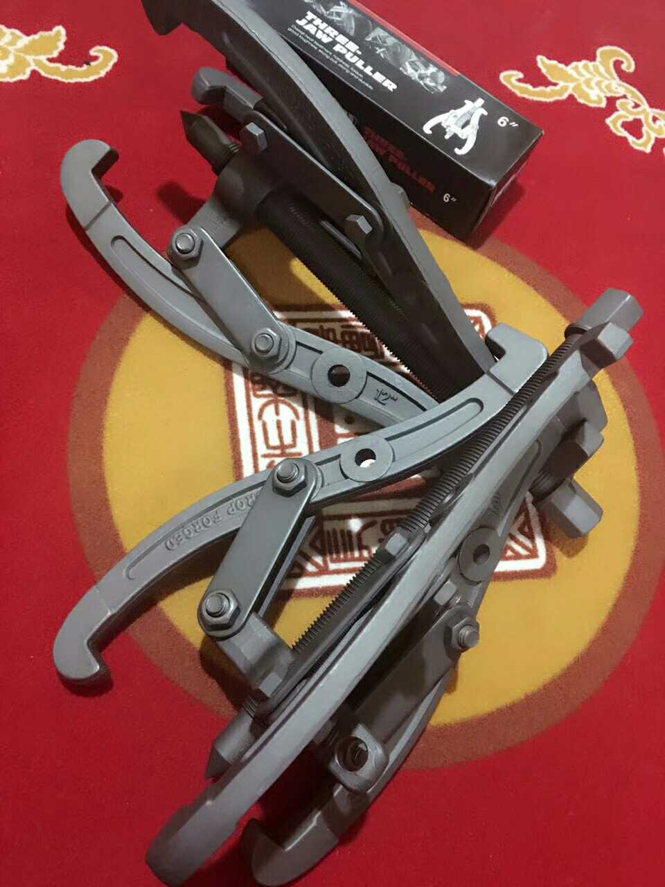 灰磷化多功能拔轮器三爪两爪拉马轴承汽修拆卸工具轴承拉出器拉拔